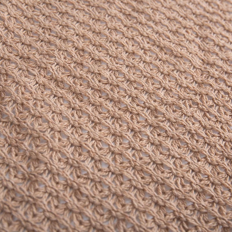 Gestrickter Hohlripp-Jacquard-Spandex-Bekleidungsstoff